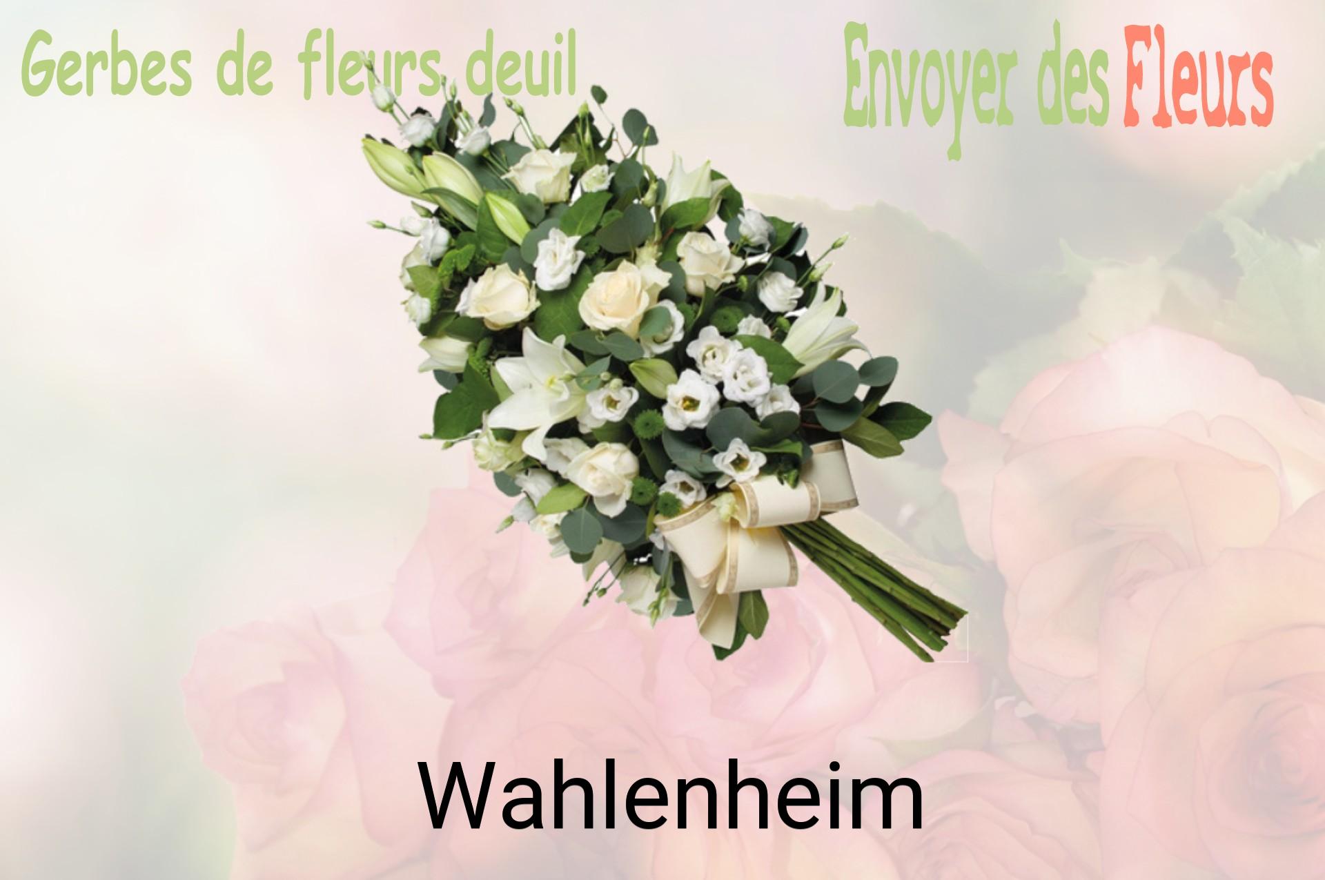 Gerbe de fleurs de deuil livrée à Wahlenheim